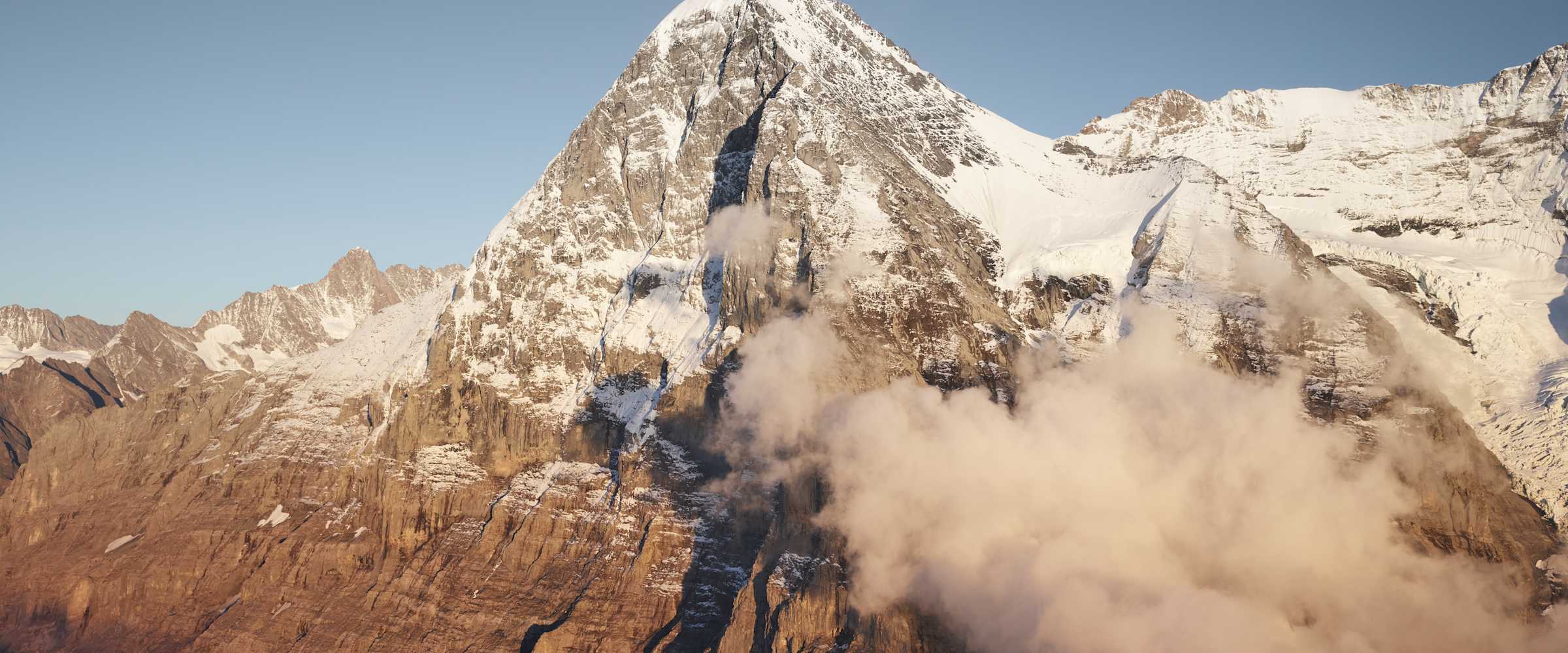 Eigernordwand Panorama Sommer