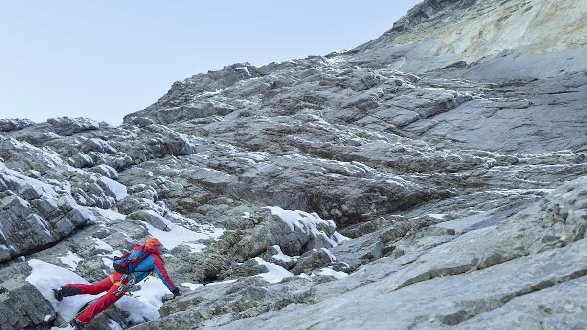 Eiger north face climbing mountain guide
