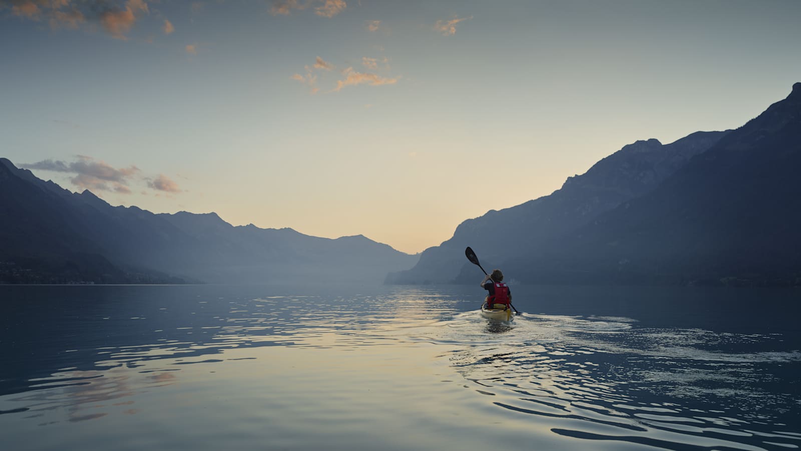 Seekajak auf dem Brienzersee