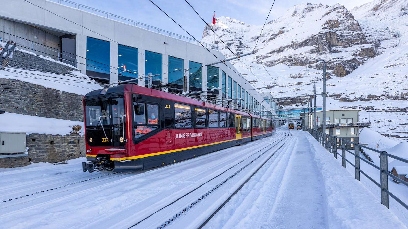 Gütertransport nach Eigergletscher