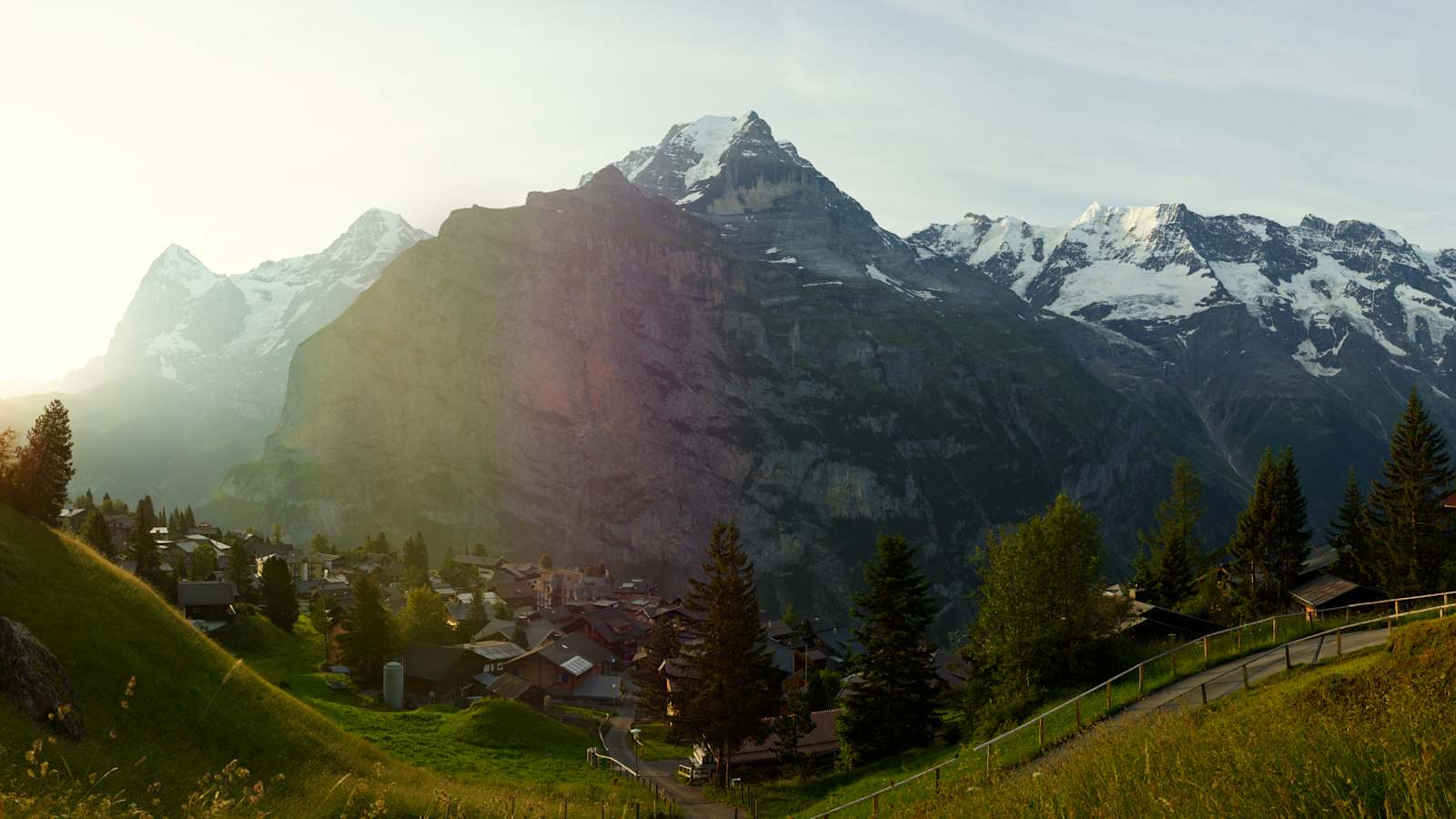 Gütertransport nach Mürren