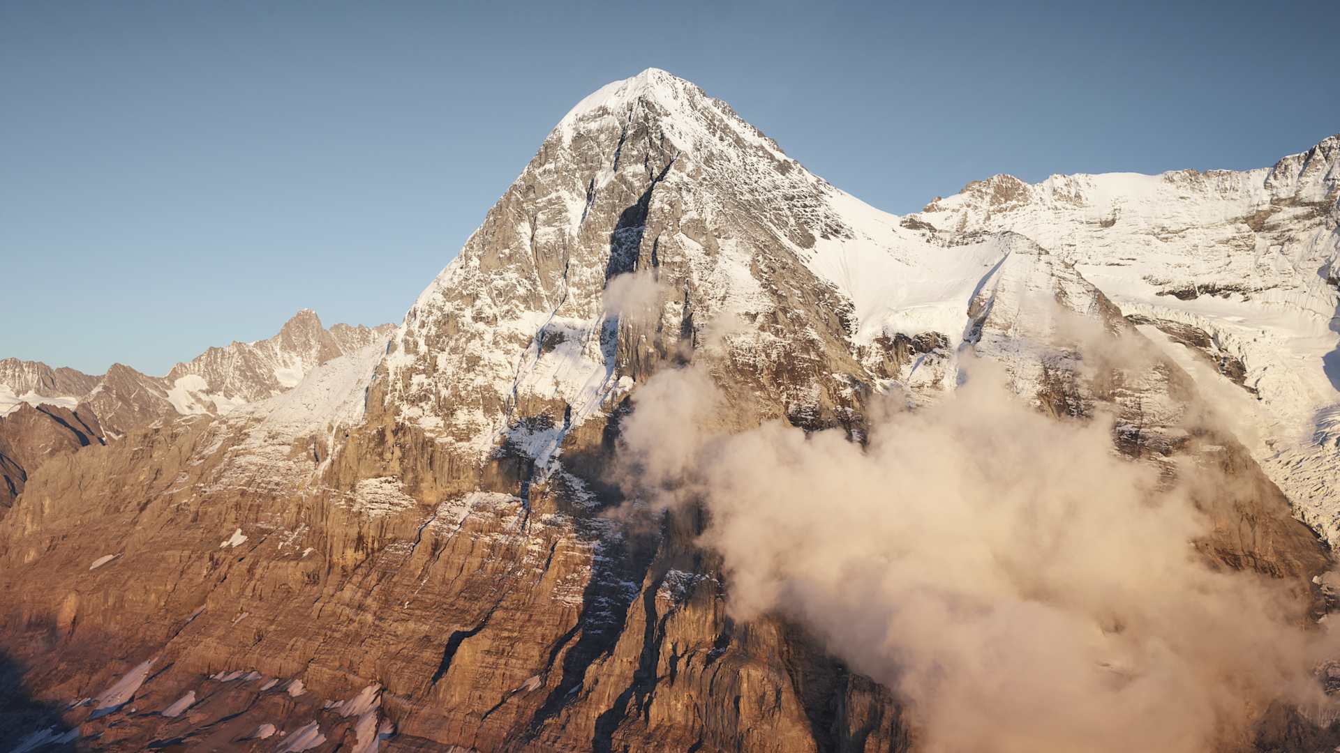 Return trip to the Eiger north face