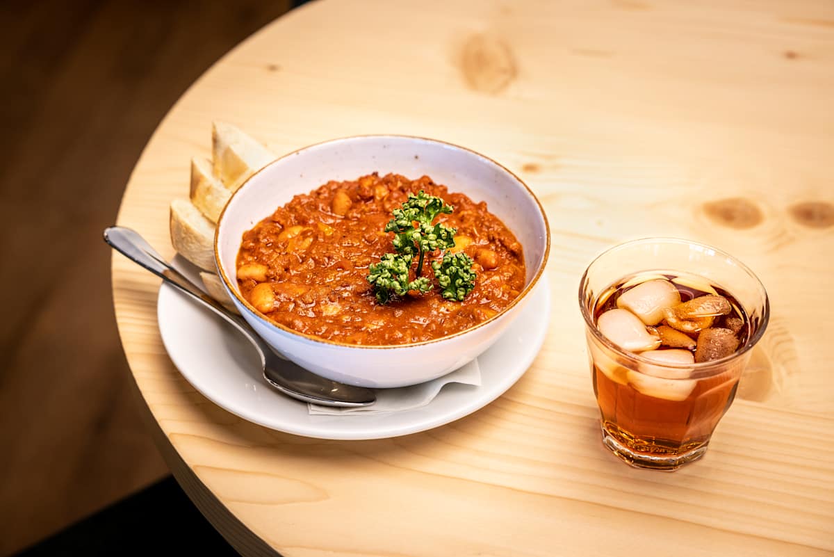 Chili con carne au Bistro Eigergletscher