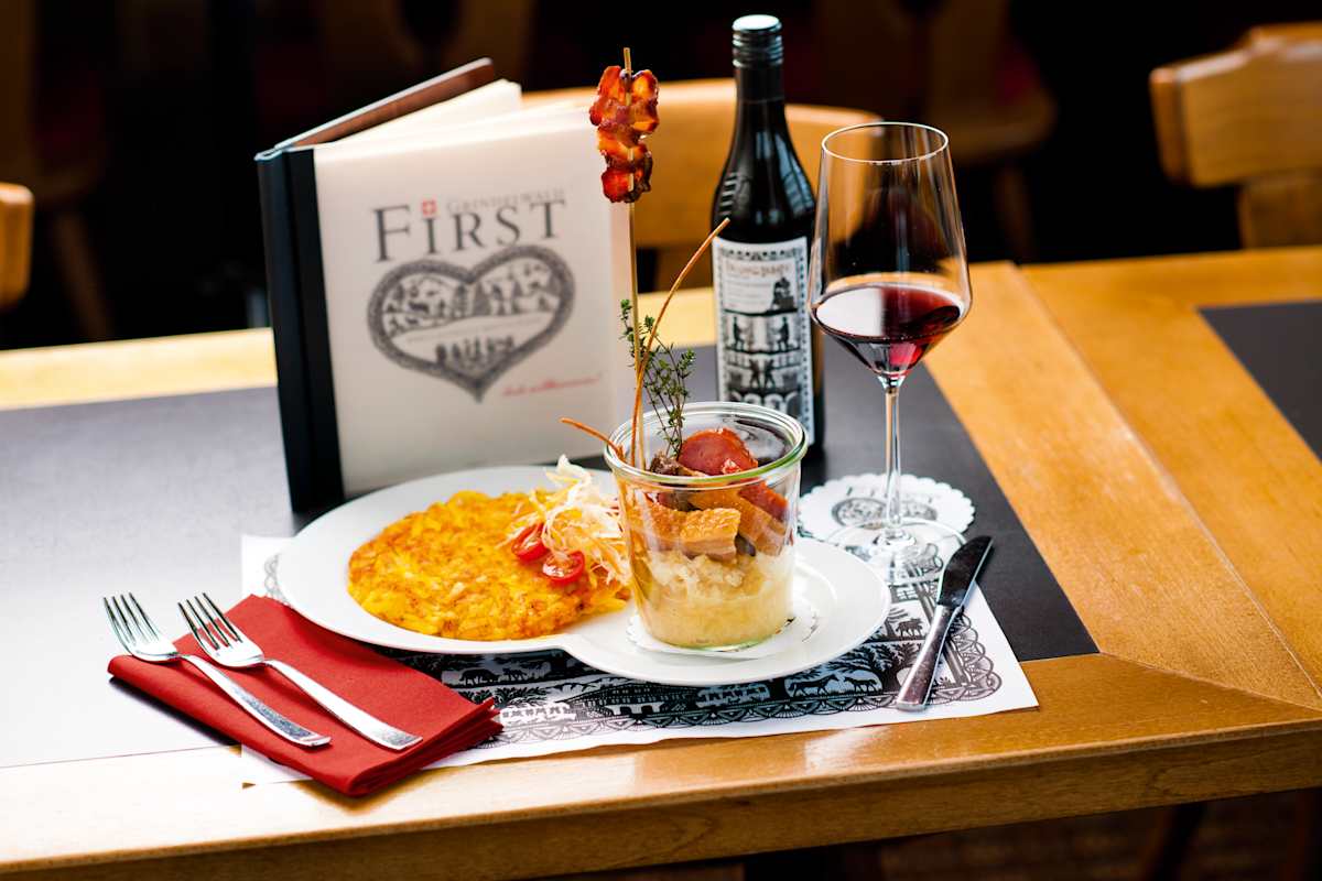 Rösti im Berggasthaus First