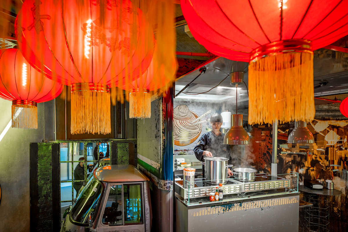 The King Noodle Bar at Grindelwald Terminal