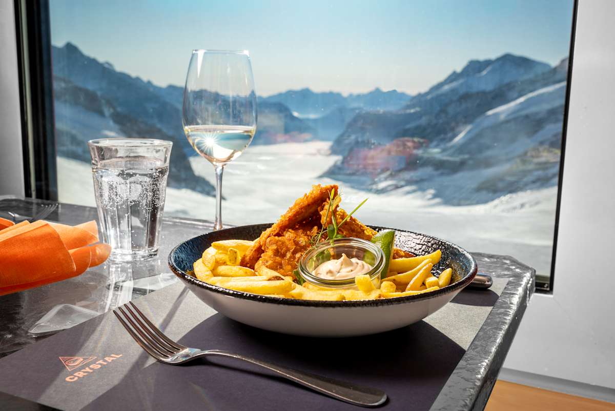 Restaurant Crystal Pouletbrust in Mais