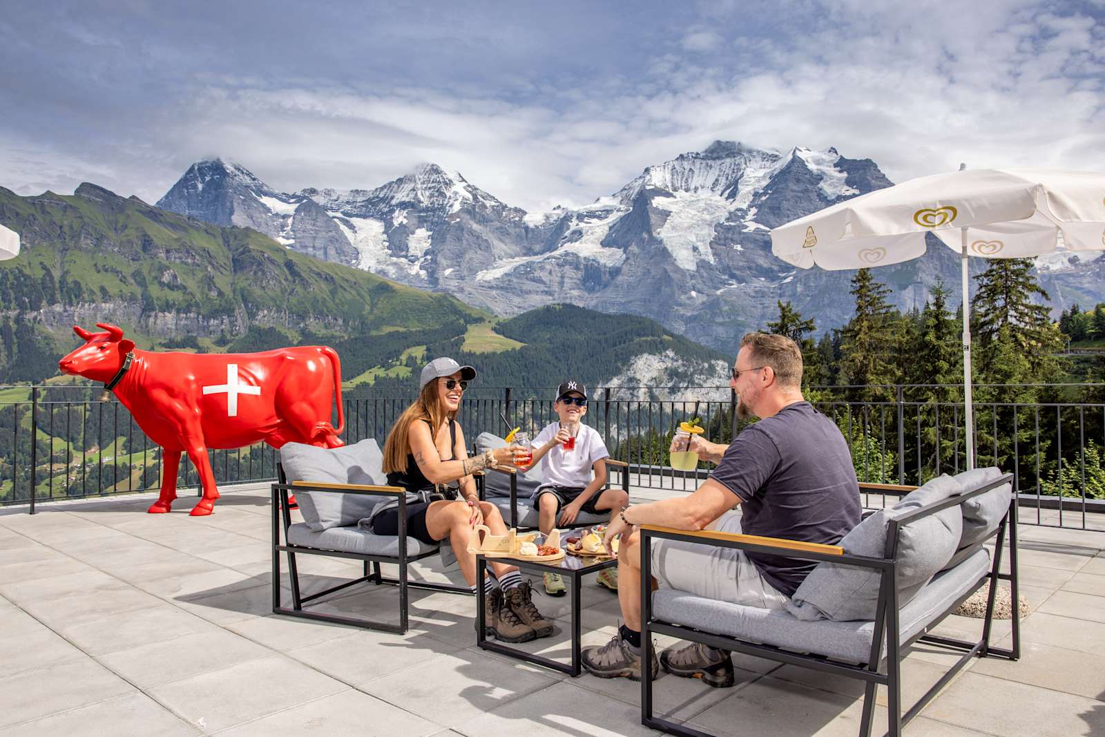 A break with a view: Bistro Grütschalp