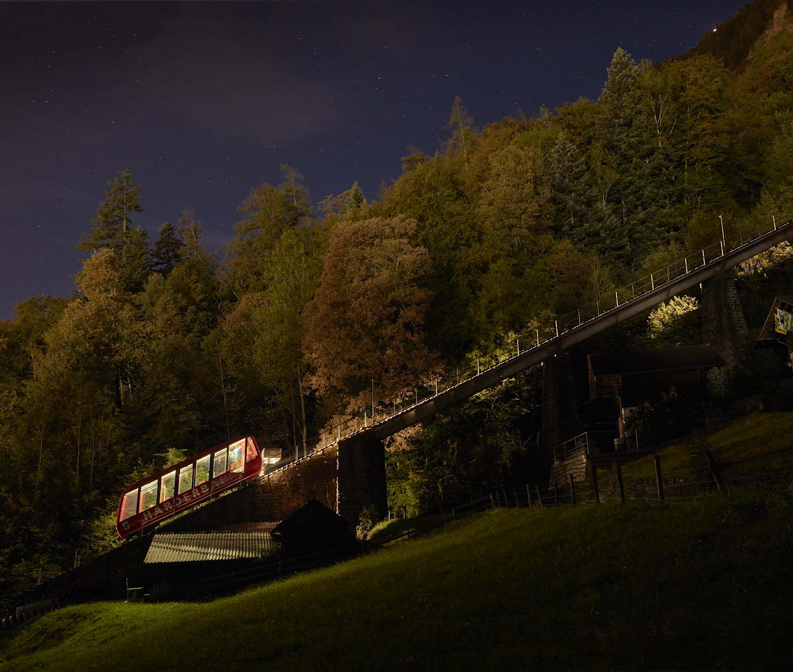 Sonnenuntergang auf dem Harder Kulm