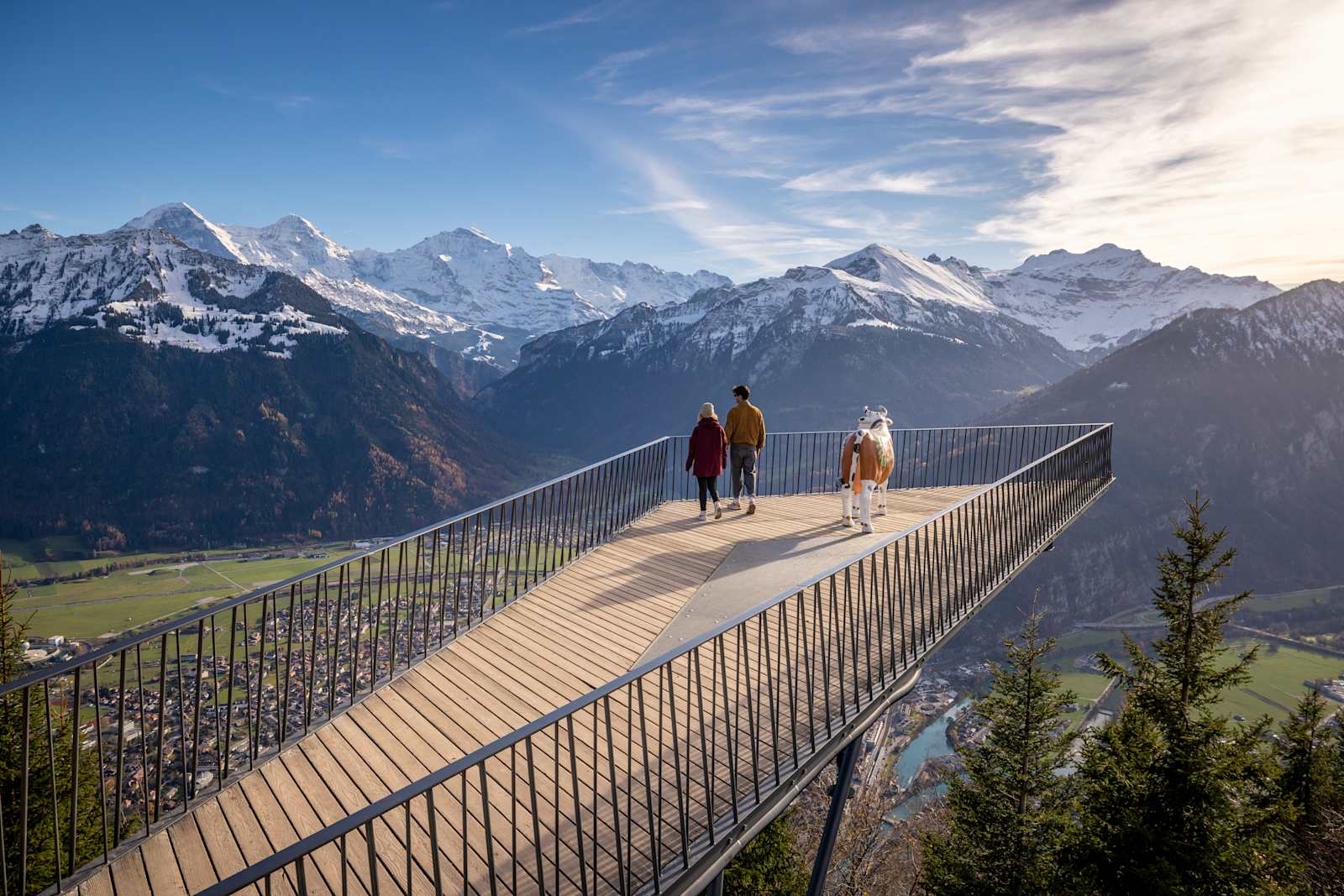 Zwei-Seen-Steg: Plattform mit Ausblick