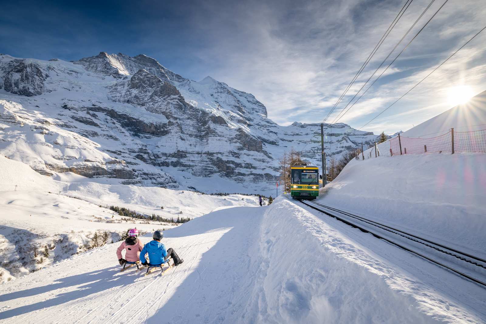Fox Run: Parcours en luge à côté de la descente du Lauberhorn