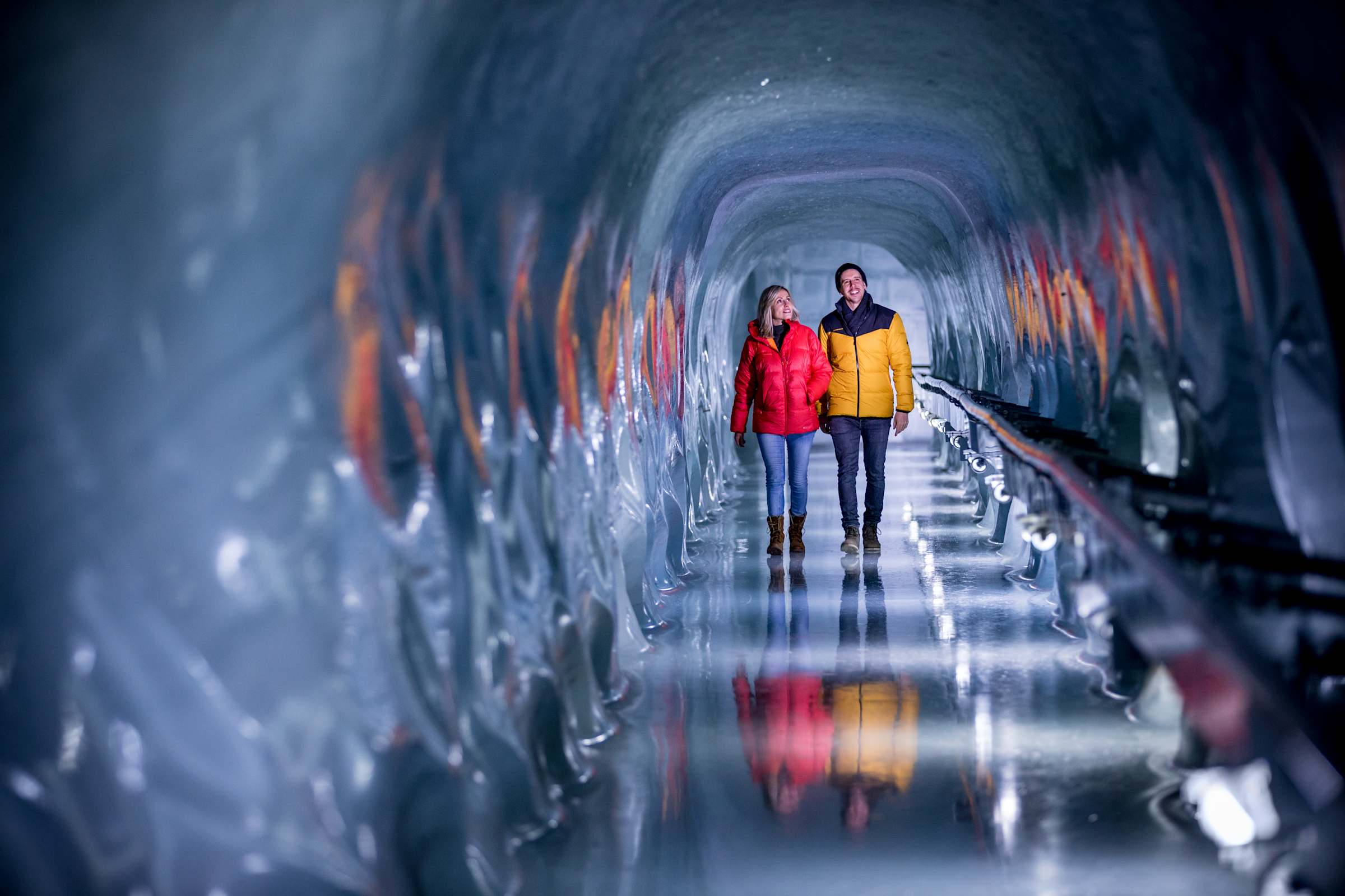 Jungfraubahnen, Jungfraujoch, Jungfraujoch-Top-of-Europe, Eispalast, Innenaufnahme