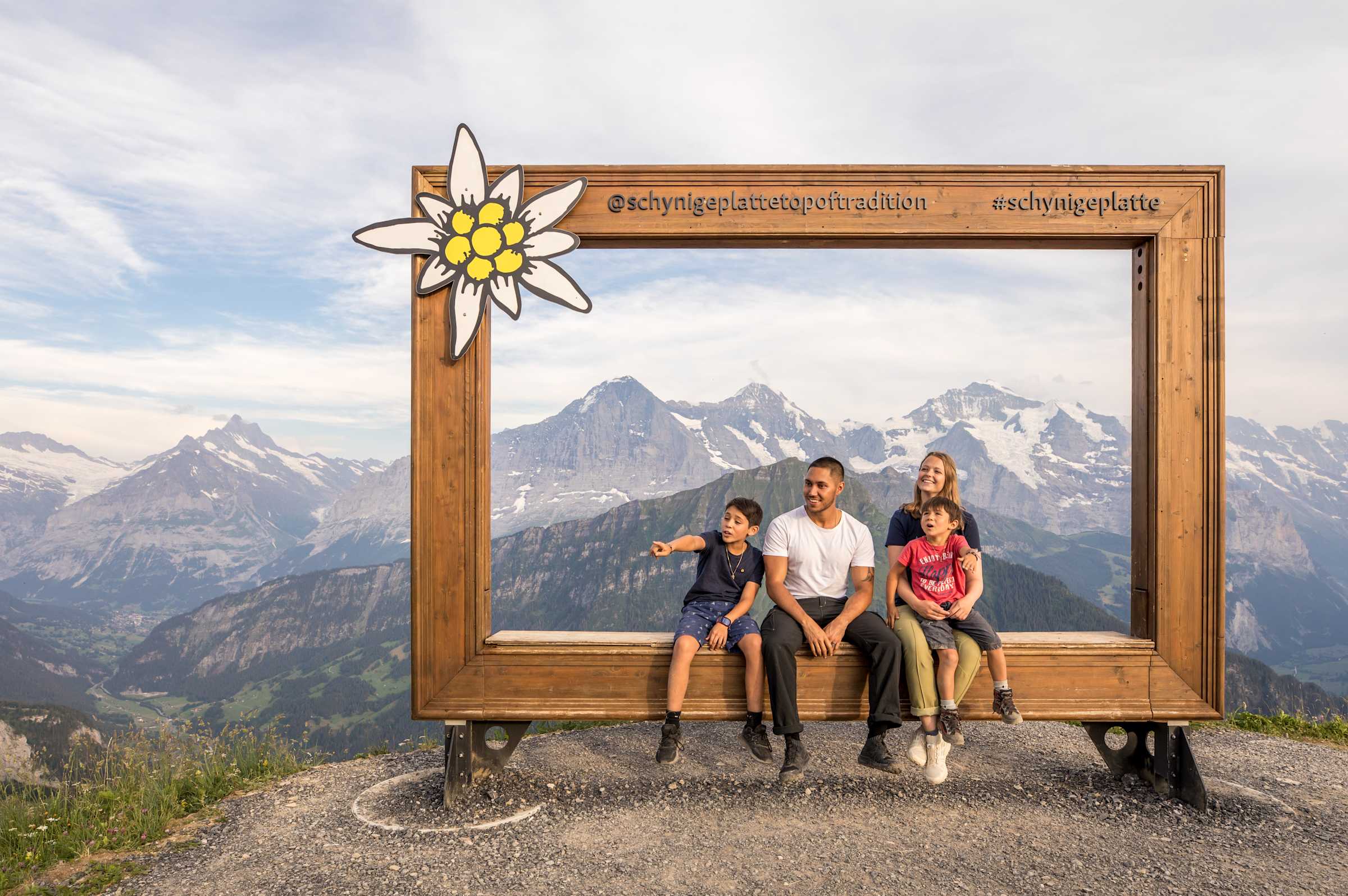 Mönch, Eiger, Eiger-Mönch-Jungfrau, Jungfrau, Wandern, Schynige-Platte