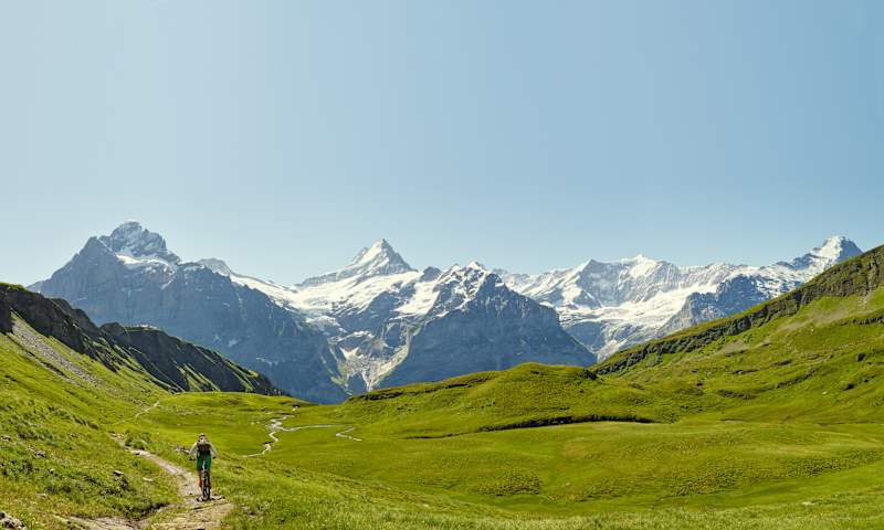 By bike to Grindelwald