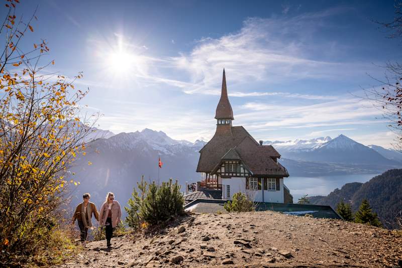 Ausgesetzte Gratwanderung über den Hardergrat