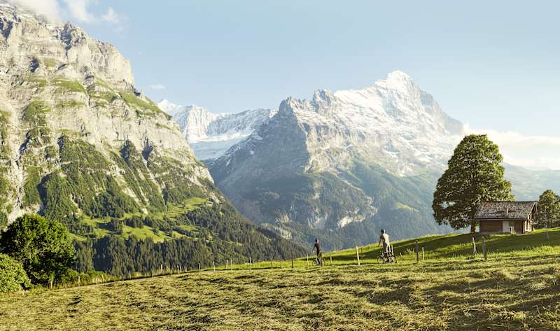 First Trottibike: Downhill to Grindelwald